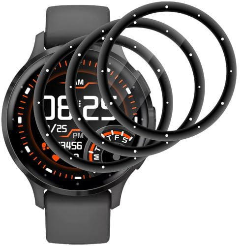 Beukei 3 Stück Panzer Schutz Glas für Garmin Venu 3s, Panzerfolie Glass,[9H Härte][HD Klare][Blasenfrei][Anti-Kratzen] Panzerglas Schutzfolie