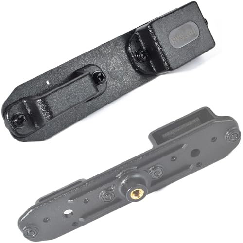 HYS Walkie Talkie/Handheld GMRS/FRS Radio Belt Clip Holder, Remote Shoulder Speaker Mic W/Belt Clip Holder, HT Bracket Adapter W/Standard 1/4 Standard Threading