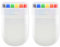 2 Pcs Rainbow Face Paint Sticks, Rainbow Pride Flag Face Paint, Gay Pride Rainbow Stripe Fan Brush Stick for LGBTQ Parade, Pride Month Celebrations
