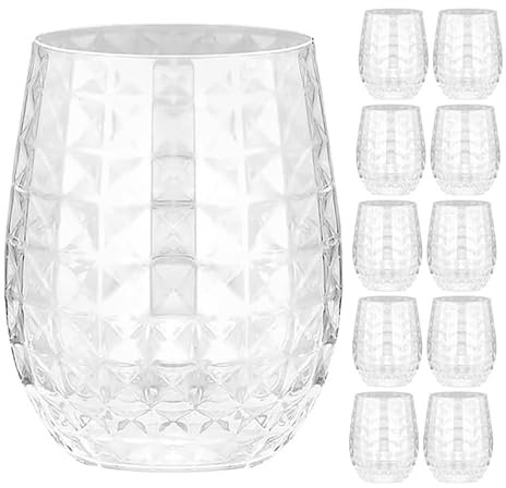 Abaodam 12 Stück Ananas Tasse Partybecher Für Hawaii-party Fruchtbecher Für Die Party Ananasbecher Aus Trinkbecher Klare Tasse Transparent Plastik Wiederverwendbar