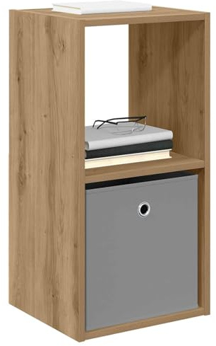 vidaXL Nachttisch Artisan-Eiche 35 x 32 x 68,5 cm Holzwerkstoff, Holz-Nachttisch, moderner Beistelltisch, vielseitiger Möbel, platzsparend, stylisch für Schlafzimmer