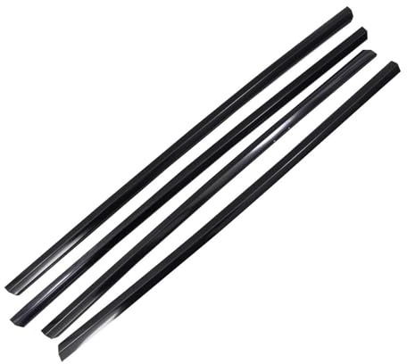 Door Seals for Tesla for Model 3 1080681-01-J 1080745-01-J 1080748-01-J 1080684-01-J 4Pcs Car Window Weatherstrip Black Car Door Edge Protector Strips