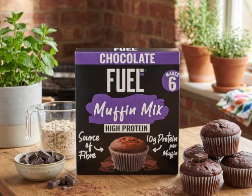 FAHKRI 10K High Protein Chocolate Muffin Cake Mix 150g | Easy-to-Make Chocolate Muffin Mix | Protein Baking Mix for Home Baking