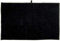 MSV Badteppich Badvorleger Duschvorleger Chenille Hochflor Badematte 40x60 cm – Schwarz