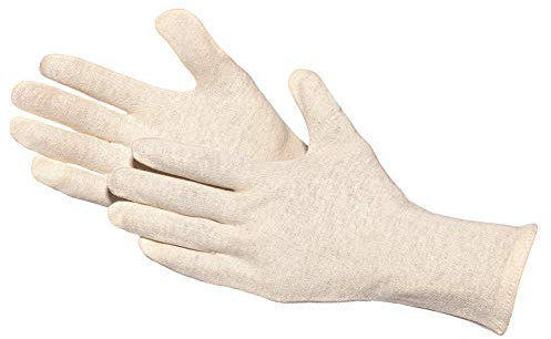 Jah 2055 Baumwollhandschuh 12 Paar oekotex extra schwer natur Gr. 12