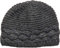 Leuchtfeuer Strickmütze Alpaka Zopf, One Size, anthrazit