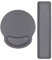 MAIDERN Ergonomic Leather Mouse Pad Wrist Support and Keyboard Wrist Rest Pad Set with Non-Slip Backing Memory Form-Filled, Easy-Typing and Pain Relief for Gaming Office Computer Laptop - Grey