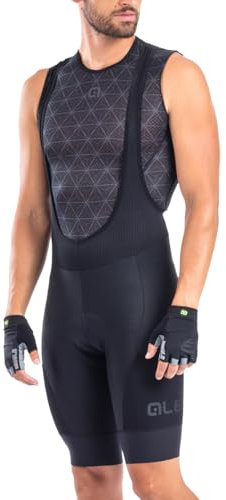 ALE Salopette Corta Stones Cargo, Nero-Black, L