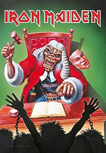Posterbeatnik Iron Maiden Flagge Fahne First Ten Years POSTERFLAGGE Poster Flag Stoff