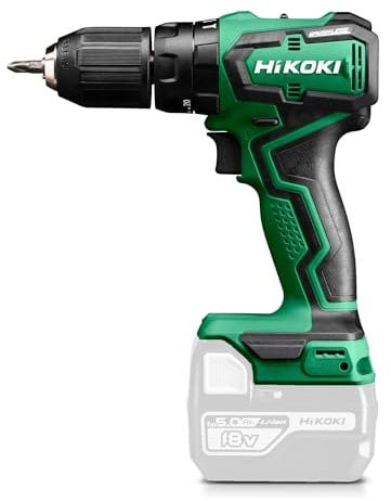 HiKOKI trapano avvitatore a percussione a batteria (18V, Li-Ion, brushless, 55 Nm, LED, regolazione elettronica, senza batteria né caricatore)
