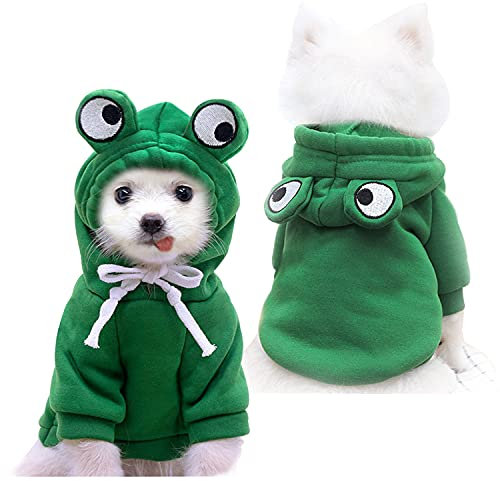 Kapuzen Haustier Kleidung Hundepullover - Hunde Hoodie Hund Katze Kleidung Niedlichen Warme Bekleidung Fleece Sweater Hundepullover Baumwolljacke Shirt (L)
