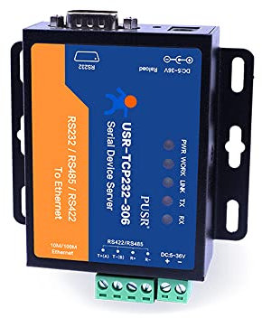 PUSR TCP232-306 rs232 rs485 rs422 a ethernet TCP IP Pasarela modbus Servidor de Dispositivos en Serie interfaces de Serie a ethernet