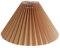 E27 Stoff-Lampenschirm, Plissee, Eierschalen-Form, Kronleuchter-Schutz, Lichtzubehör für Haushaltsbüro (Khaki)