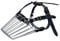 Baoblaze Hunde Mundschutz, Maulkorb für Hunde Groß Atmungsaktiv, Metal Adjustable Wire Dogs Muzzle, Metall Hundemaulkorb, Verhinderung des Beißens Kauen und Bellen für Mittlere, Große Hund