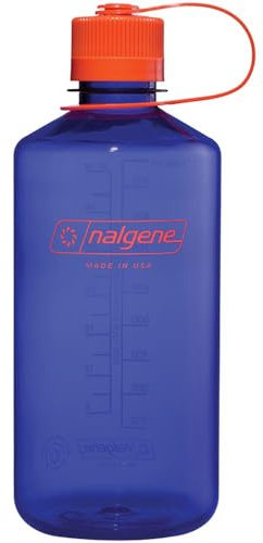 Nalgene Sustain Tritan-Wasserflasche aus BPA-freiem Material, hergestellt aus 50% Kunststoffabfall, 907 ml, schmaler Mund, Immergrün