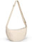 heekpek Umhängetasche Damen Crossbody Bag Nylon Wasserdicht Leicht Halbmond Schultertasche Casual Umhängetasche mit Verstellbarer Schultergurt, Beige