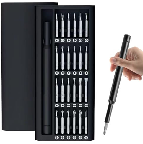 25 in 1 Mini Screwdriver Set, Precision Screwdriver Magnetic Pocket Screwdriver Set, Mini Repair Hand Tool Kit for PC, Mobile Phone, Smartphone, Game Console, Tablet