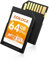 Ediloca EF2 UHS-I Speicherkarte 64GB, Lesen 100MB/s, Schreiben 50MB/s, C10, U3, V30, Full-HD und 4K-Video, SD-Karte für professionelle Fotografen