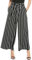 Zeagoo Palazzo Hose Damen Work Business Hosen Büro Gestreifte Anzughosen Palazzo Hosen Sommer Schwarz Streifen L