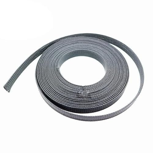 NITVIA 5Meter 3D Printer UM2+ + Extended Cable Sleeves Black Snakeskin Mesh Wire Protecting PET Nylon Cable Shock Cable Sets (Size : 4mm)