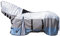 HKM Strong Fliegendecke mit Halsteil, Blau/Weiß/Grau, 125