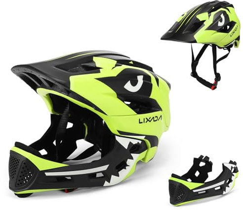 Lixada Casco Integral Desmontable de Seguridad Deportivo para Niños - Bicicleta, Ciclismo y Patinaje