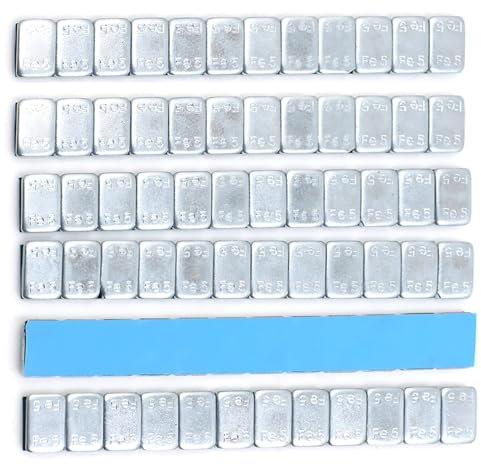 Raxfekro 6 Bandes 360 g pour équilibreur de pneus D'Équilibrage Plomb equilibrage adhésif Masse equilibrage Jante alu Masse equilibrage 12 X 5g