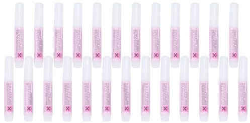 WOONEKY 25pcs 2g Super Strong Nail Glue with 3d Glue Fast Drying Long Lasting Adhesive and Home Manicure Kit