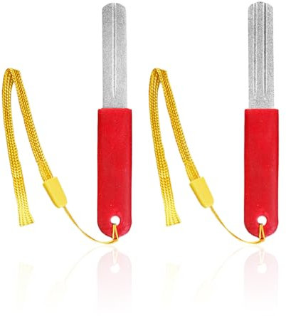 EPCDBBRT 2 Pieces Fishhook Sharpeners, Fishhook Sharpening Accessories, Fishhook Sharpening Tools, Outdoor Fishing Tools, Fishing Accessories