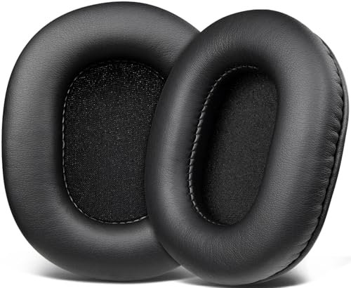 SOULWIT Protein Leather Earpads Replacement for Turtle Beach Recon 100/200/200 Gen2/Spark Gaming Headphones, Ear Pads Cushions with Softer Protein Leather, High-Density Foam - Black