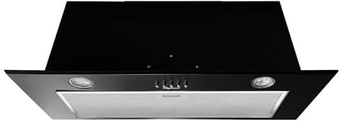 Dunstabzugshaube Kaufmann Fenix 70 BL, Einbauhaube 70 cm, schwarz 1000 m³/h