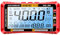 Tester multimetro digitale aneng, 613 3 in 1 smart multimetro perpetuo perpetuo temperatura igrometro 4000 conta 4000 contatore di tensione curage digitale tester (Red)