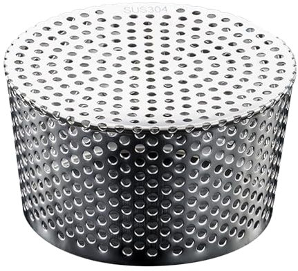 Rejilla Desague Jardin, Tapa Desague Terraza, Protector De Bajantes De Acero Inoxidable - Cubierta Antihojas para Canalones, Ideal para Tejados Y Cobertizos, Fácil Instalación (Tamaños 50-200mm)