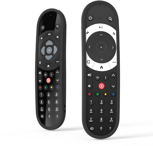 Custodia in Silicone per Telecomando Sky Glass,Sky Stream,Cover Telecomando per Sky Glass,Guscio Telecomando per Sky EC101 EC060 EC055 EC050 (Nero)