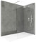 Mampara Ducha Fija - Mamparas de Ducha Fija con Cristal Templado 8 mm – Cristal Transparente con Tratamiento Antical - Perfilería Cromo Brillo – 120 cm (Ancho) x 200 cm (Alto)