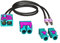 tomzz Audio 1500-001 Doppel Fakra Buchse (F) Antennenadapter auf Doppel Fakra (M) Stecker oder 2 x Fakra (M) Stecker variabel