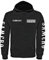 Samcro Custom Charter Deluxe Kapuzenpullover - Redwood Original Jax Teller Aufnäher - Schwarz, XL