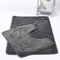 EHD Badvorleger und WC-Vorleger, Delfin-Design, rutschfest, wasserabsorbierend, 2 Stück, grau, Bath Mat (50 x 80cms), Pedestal Mat (50 x 40cms)
