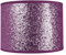 Modern and Designer Bright Purple Glitter Fabric Pendant/Lamp Shade 25cm Wide | 60w Maximum by Happy Homewares