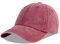 LANGZHEN Unisex Baseball Cap 100% Baumwolle Passt Männer Frauen Washed Denim Verstellbare Papa Hut (Burgund, Large)