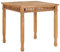 vidaXL Teak Massiv Garten Esstisch Witterungsbeständig Gartentisch Holztisch Terrassentisch Tisch Holztisch Teaktisch Balkontisch 80x80x80cm