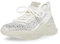 Steve Madden Damen Maxima Sneaker, Weiße Strasssteine, 40 EU (9M)