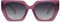 SOJOS Occhi Di Gatto Occhiali Da Sole Per Donna Grandi Retrò Vintage Quadrati Protezione UV Occhiali SJ2205 Con Viola Telaio/Grigio Lente