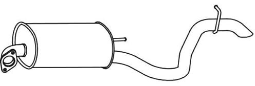 VEGAZ HUS-239 Endschalldämpfer Endtopf