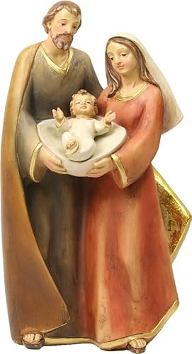 dekoprojekt Krippenfigur Hlg. Familie, Krippenblock 18 cm