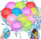 SCUATANBE 12PCS Wiederverwendbare Wasserballons, latexfreier Silikon-Wasserspritzball mit Netzbeutel