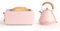 CREATE/PACK TOAST RETRO XL + KETTLE RETRO L/Tostadora de pan rosa pastel con hervidor de agua rosa pastel/Hervidor de 1,7 L