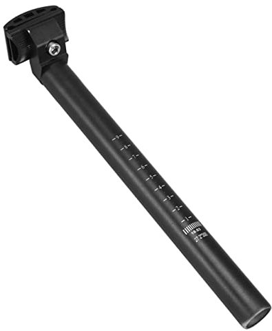 Sosoport Fahrräder Fahrräder Fahrräder Fahrradsattelstützen Fahrradstange Fahrradsattelstütze 27 2 Post Tube Carbon Sattelstütze Gefederte Sattelstütze Legierung Adapter Kette Schwarz