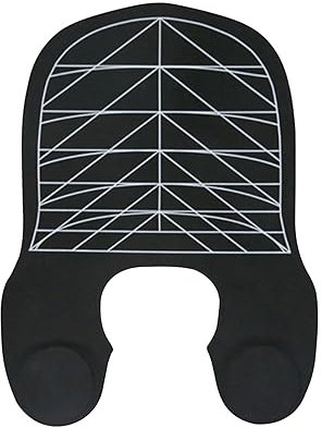 Schneidekragen mit Magnet Magnetschneidekragen für Friseure Wasserdichter Schneideumhang aus Silikon Friseurumhang Antihaft-Haarumhang Friseursalon Schals