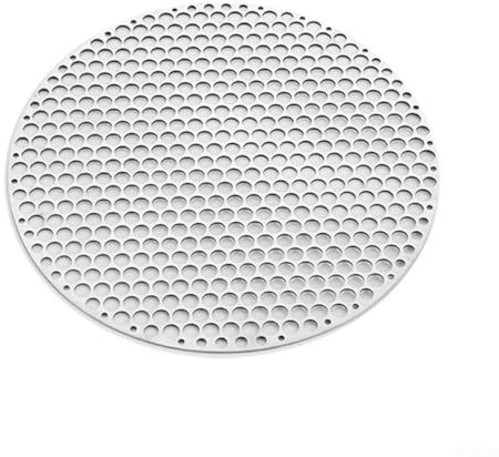 Oniissy Grille de barbecue ronde en maille d'acier inoxydable, grille de barbecue ronde multi-usages, filet de refroidissement à vapeur rond en acier inoxydable (30 cm)